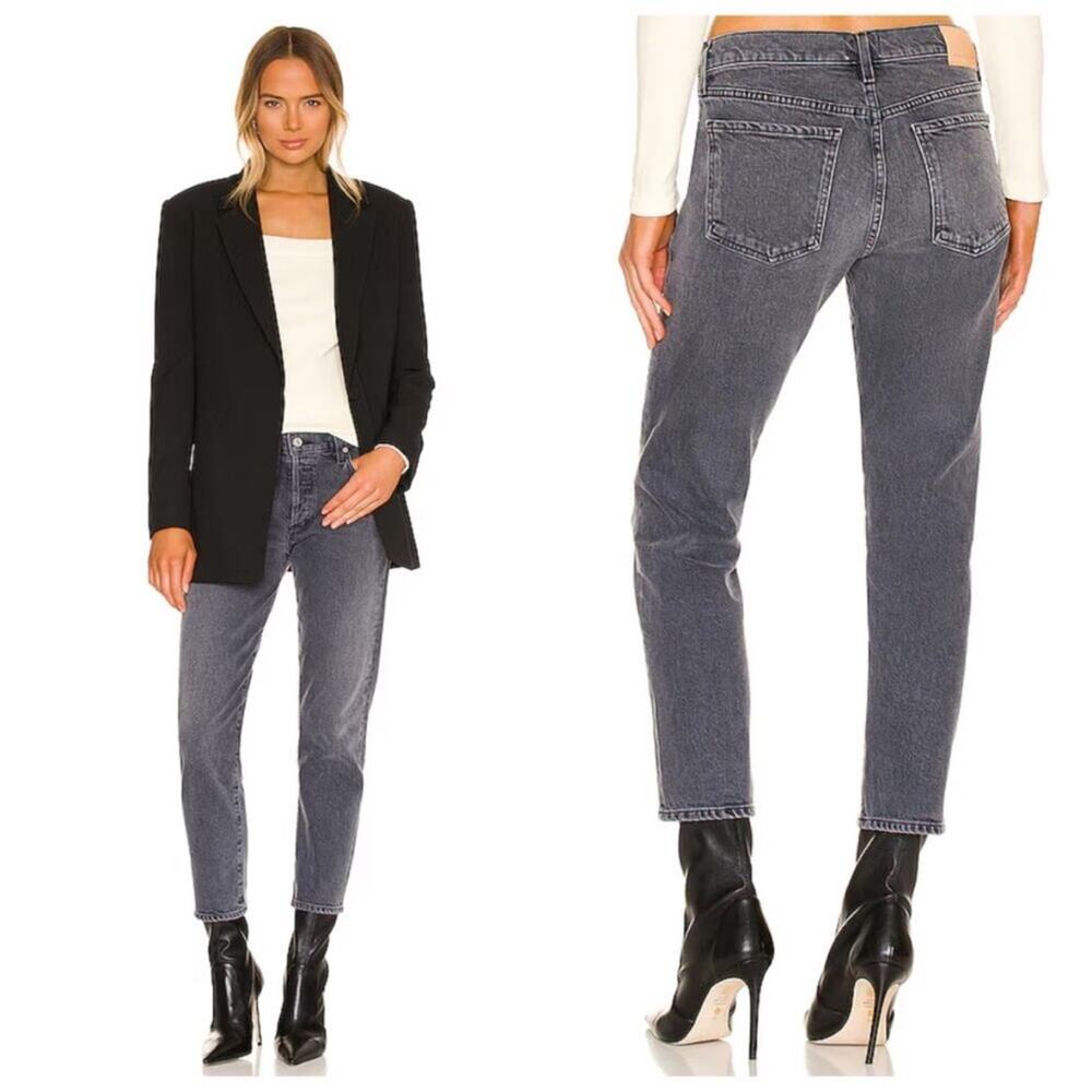 Citizens of Humanity COH Emerson Slim Boyfriend Jean Whisper Wash Gray Size 25 - Picture 1 of 13
